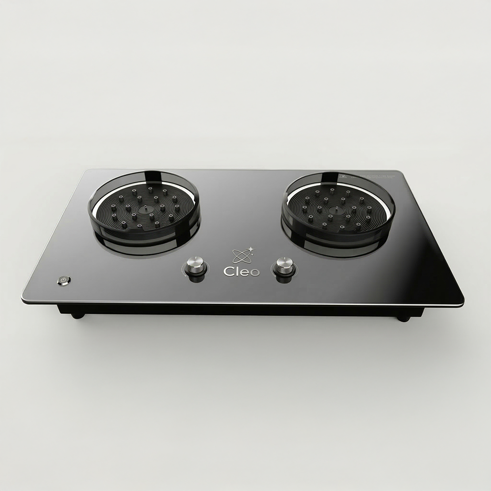 Cleo Dual Induction Electric Flame Stove